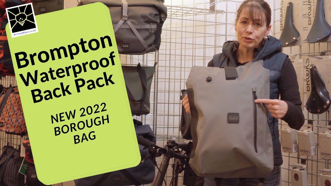 Brompton 2022 Borough Waterproof Backpack Graphite