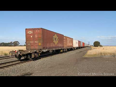6PM6 Pacific National Container Train At Gheringhap Loop (6/1/2025) - PoathTV Railways