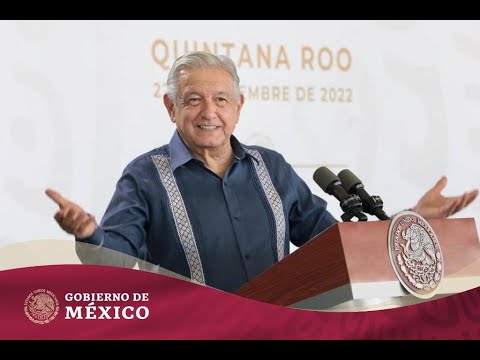 #ConferenciaPresidente | Jueves 22 de diciembre de 2022, desde Chetumal, Quintana Roo