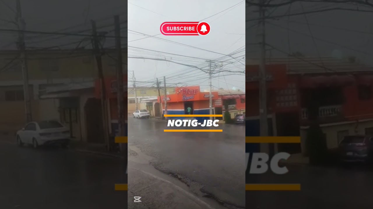 FUERTE LLUVIA, LOS ALCARRIZOS RD REPORTA : BABY FLOW LA ESENCIA.