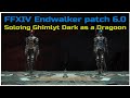 FFXIV Endwalker patch 6.0 Finally Soloing Ghimlyt Dark as the Azure Dragoon