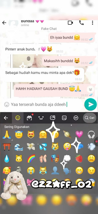 pov: Dikasih hadiha sama bunda 😻💗#fypviralシ #chatsmock #justconten #bismillahrame #masukberanda