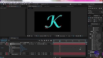Adobe After Effects - Particle path with Optical flares, stroke TUTORIAL! (Trapcode)