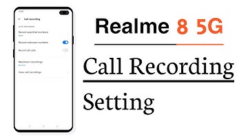 Realme 8 5G Call Recording Setting Automatic And Manual