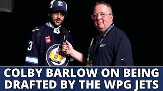 Colby Barlow on being drafted by the Winnipeg Jets 18th overall at the 2023 NHL Draft