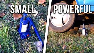 How to lift a car with a Hydraulic Jack