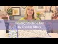 How to sew a sewing machine mat with pockets by Debbie Shore