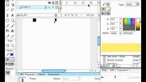 Flash 8 Tutorial Part 3 : Tweening 1 of 3