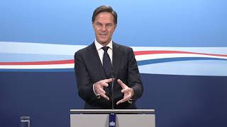 Integrale persconferentie van minister-president Rutte na de ministerraad van 2 december 2022
