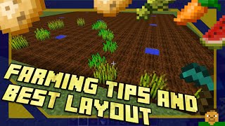 Minecraft | Farming Tips & Best Layout