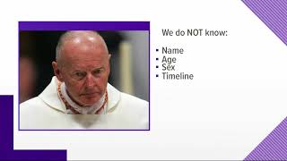 Former Archbishop of Washington accused of abusing a child