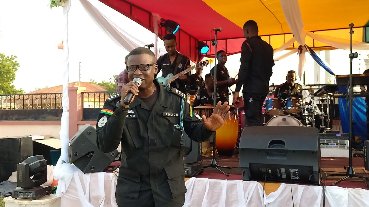 Ghana Police Band Teachiman Performs Classical Ghana Gospel Music At Nana Jnana's Instoolment Cere
