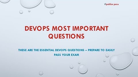 Devops important questions || devops jntua questions || devops