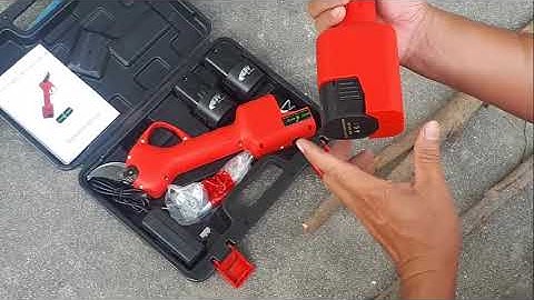 KÉO CẮT CÀNH DÙNG PIN, TIẾT KIỆM SỨC LAO ĐỘNG VÀ CẮT 2 CHẾ ĐỘ THÔNG MINH CỦA HÀN QUỐC