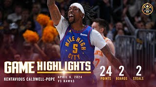 Kentavious Caldwell-Pope Full Game Highlights vs. Hawks 🎥