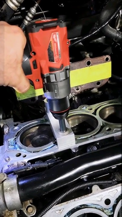 Stripped head bolt repair using the NS300L! #shorts - YouTube