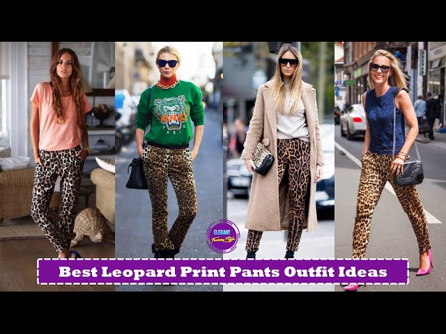 Here is How to Style Your Leopard Print Pants for Work