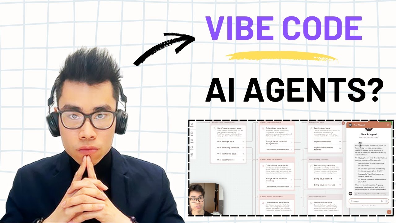 How to VIBE CODE Custom AI Agents in Minutes (Voiceflow Tutorial) - YouTube