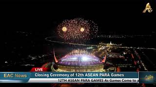 Closing Ceremony of 12th ASEAN PARA Games