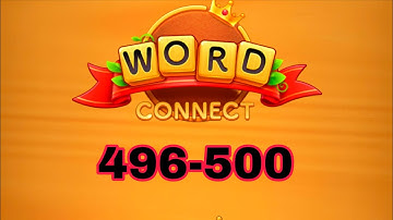 WORD CONNECT level 496 497 498 499 500