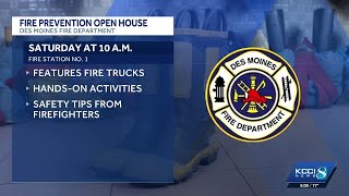 Des Moines Fire Department to host fire prevention open house Saturday