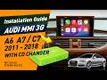 Audi A7 C7 MMI3G 3G+ without CDC Wireless CarPlay & Android Auto Upgrade & Installation Manual