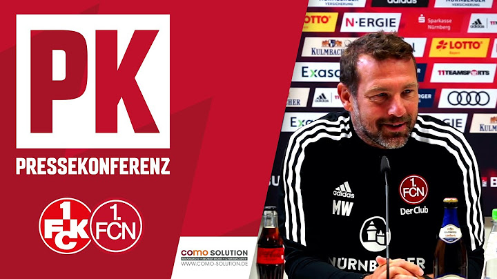 Die PK mit Markus Weinzierl im Re-Live | 1. FC Kaiserslautern - 1. FC Nürnberg