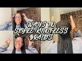 10  ways to style knotless braids with angeljenne