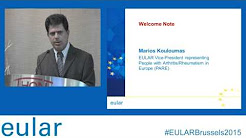 Welcome note - Marios Kouloumas, EULAR VP People with Arthritis/Rheumatism in Europe (PARE)