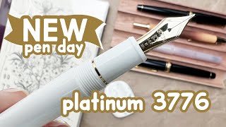 Platinum Chenonceau White 14k M Gold Nib Comparison Platinum Preppy Steel Nib Pen Review