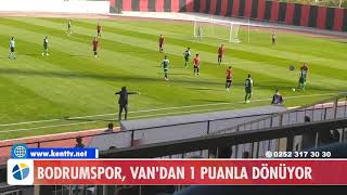 Bodrumspor, Vandan 1 Puanla Dönüyor