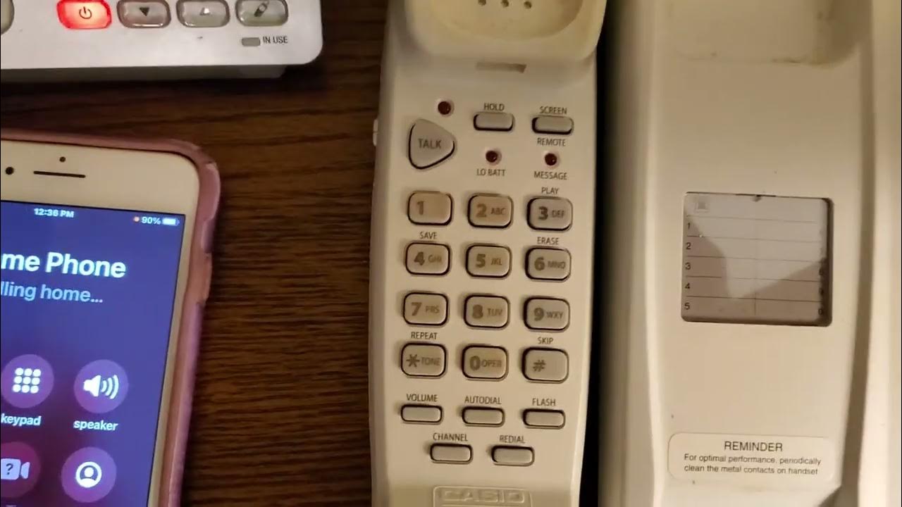 Casio TC535 Cordless Phone Ringing YouTube