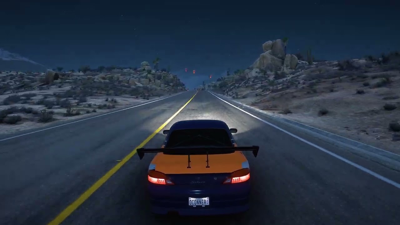 Nissan Silvia S15 Night Drive ASMR | Engine Sounds Only | Forza Horizon 5