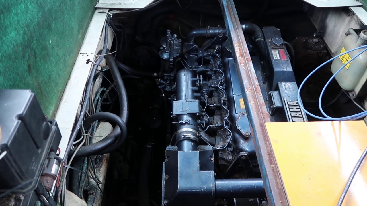 ヤマハ マリンディーゼルエンジン MD629KUH(型式：N21)始動