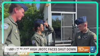 JROTC at Tampa's Plant High School at risk of shutting down