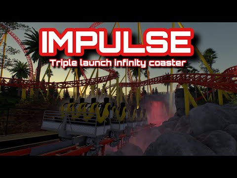 Impulse - Triple Launched Gerstlauer Infinity Coaster - NoLimits 2 pro - 60fps