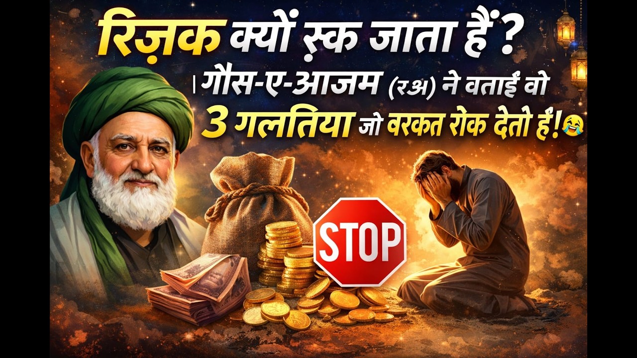 Paisa Aata Hai Par Tikta Nahi? 😭 | Ghouse Azam (R.A) Ki 3 Nasihat Jo Zindagi Badal De #Rizq #dua