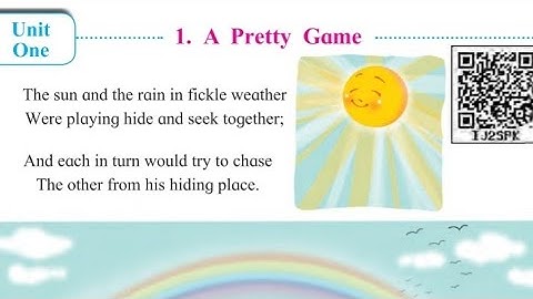 1. A Pretty Game poem - Third standard English Balbharti (Listen, Learn and sing along😊)
