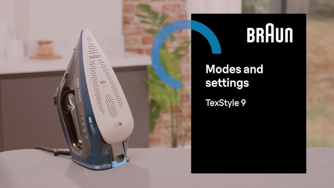 Braun texstyle 9 steam iron - YouTube