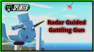 Stormworks: Radar tracking gun in action (work in progress)