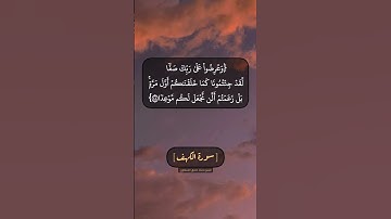 سورة الكهف الآية ٤٦ الى ٤٨ بصوت الشيخ محمد صديق المنشاوي