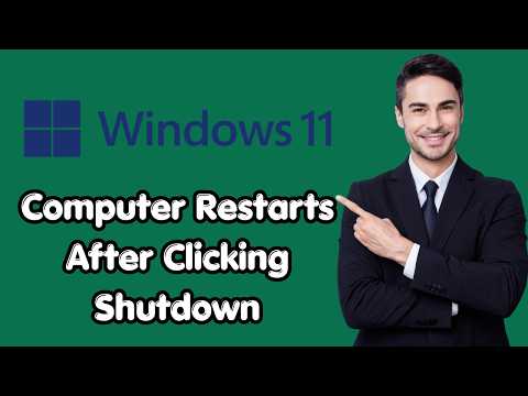 How to Windows Computer Restarts After Clicking Shutdown (New Update)
