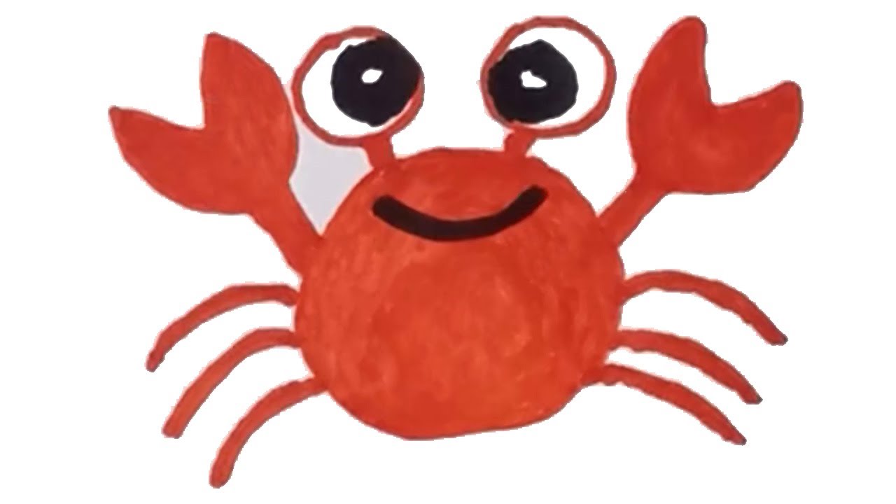 How to draw crab YouTube