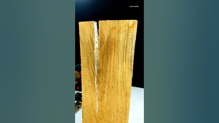 Wood Crack Repair #shorts