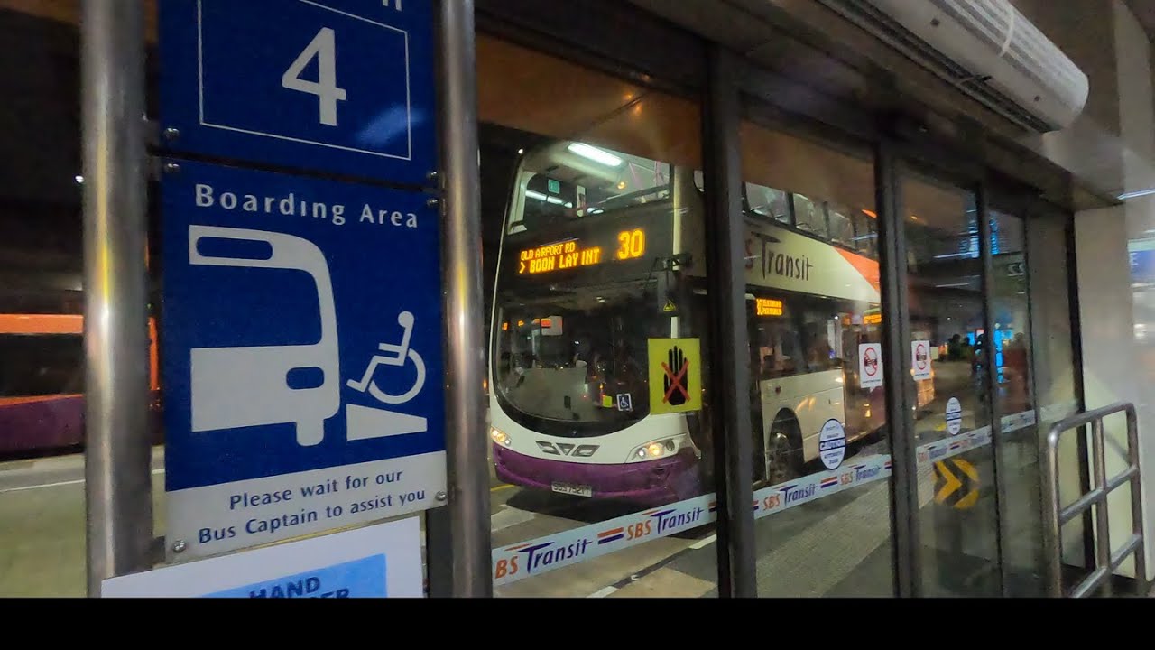 SBS Transit Bus Service 30 (Direction 1 - Bedok Int to Boon Lay Int) [4K 60FPS] [Test Run]