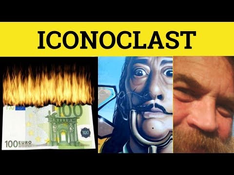 🔵 Iconoclast - معنی شمایل شکن - مثال های Iconoclast - رسمی انگلیسی