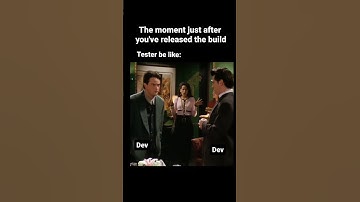 The One with the Tester! #friends