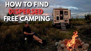 How To Find Free Camping - Peace and Quiet in a Forest