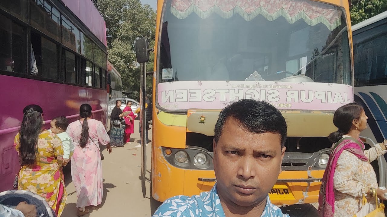 Jaipur mainDuble Deckar Bus ki swari