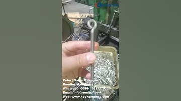 Automatic Metal Eye Hook Bending Making Machine